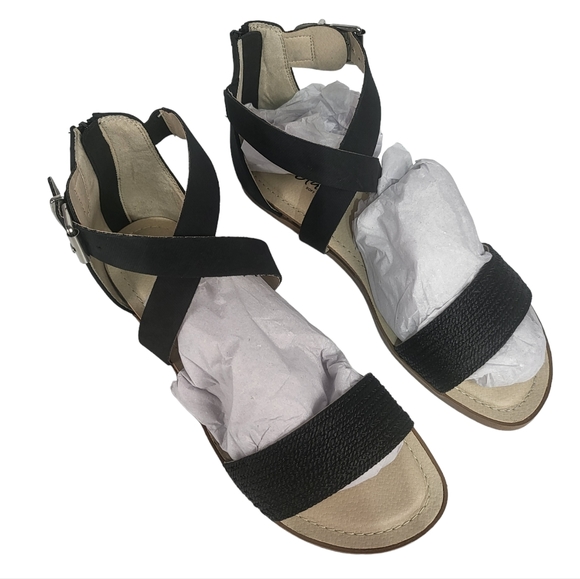 Lifestride Riley Strappy Sandals Black 9 - Picture 8 of 9